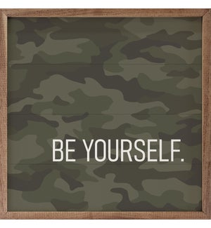 Be Yourself Camo Green